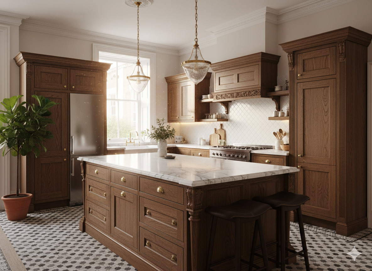 Custom kitchen cabinetry